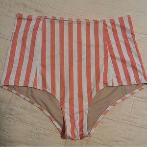 Kortni Jeane Peach Stripe Bottom
